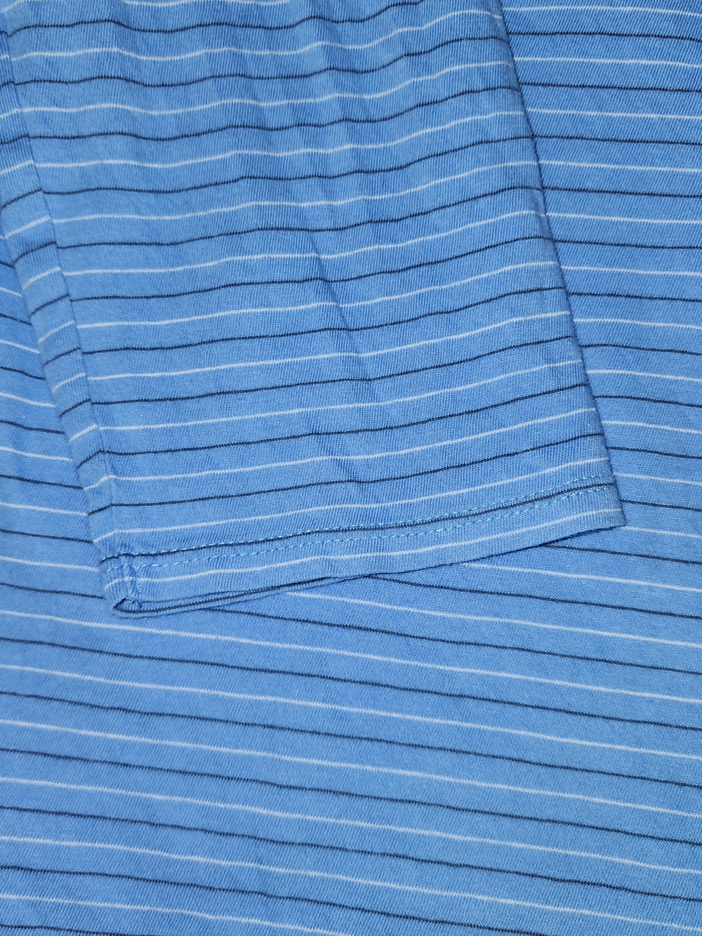 LIFE IS GOOD Light Blue Striped Hooded V-Neck Tee XXL - Picture 7 of 10